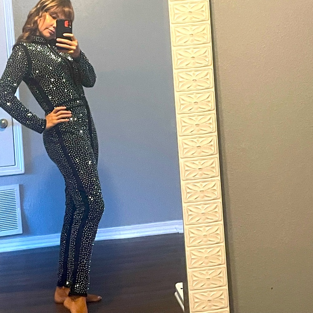 Evening jumpsuit for party